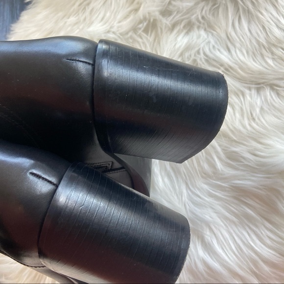 Steve Madden leather chunky boot sz 10 - Picture 2 of 4